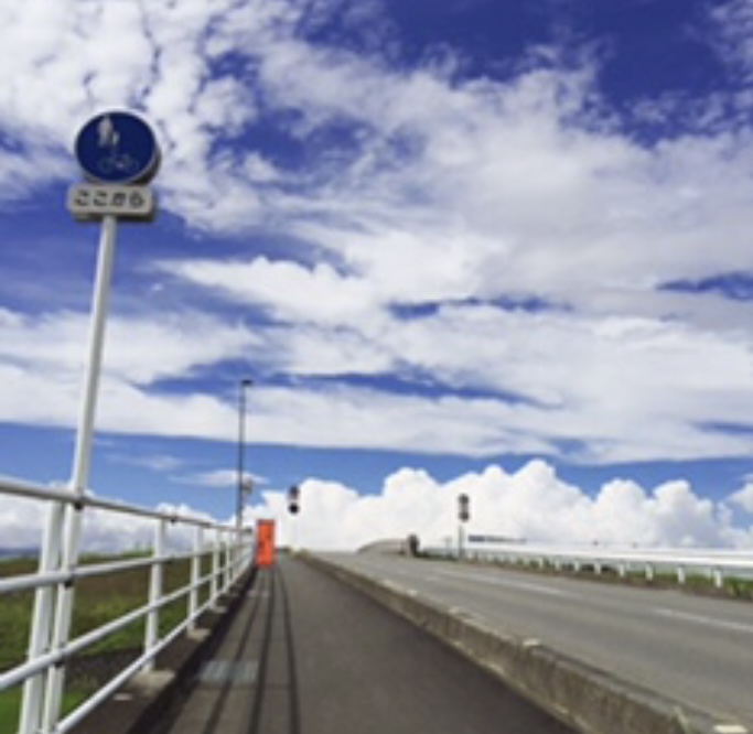 夏の通学路